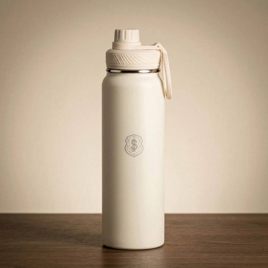 Garrafa Térmica Premium Safra 850ml Branca